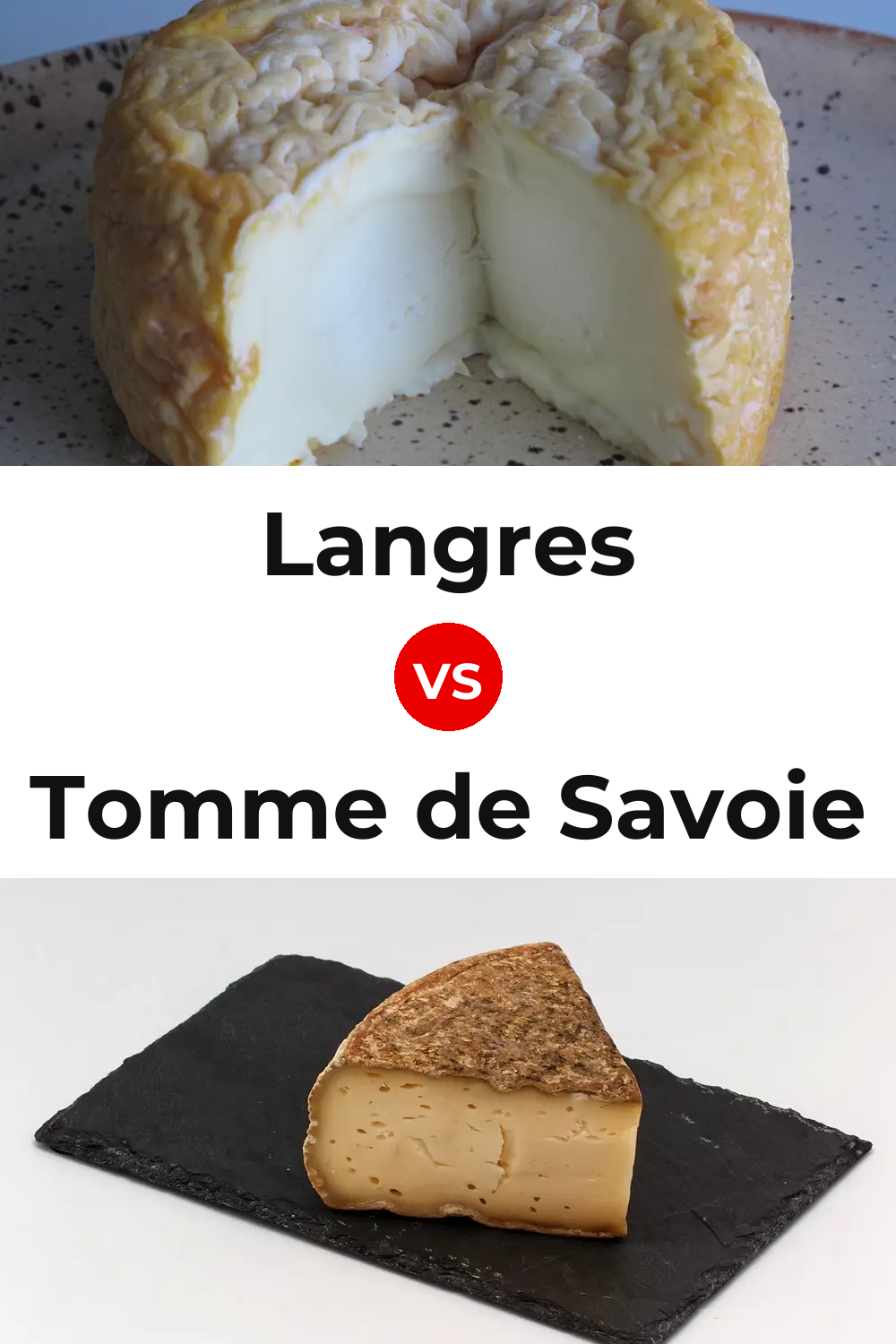 Langres Cheese vs Tomme de Savoie Cheese Pinterest comparison