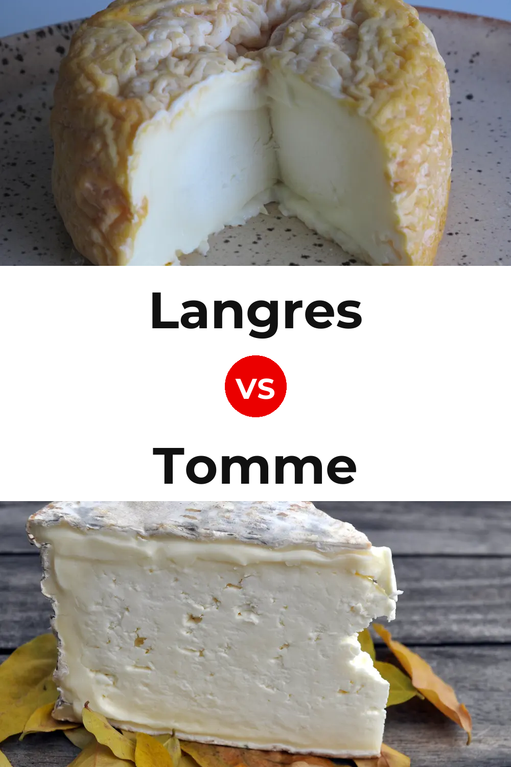 Langres Cheese vs Tomme Cheese Pinterest comparison