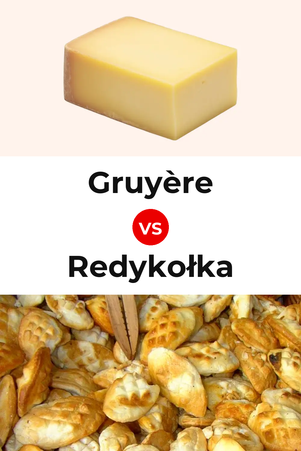 Gruyère Cheese vs Redykołka Cheese Pinterest comparison