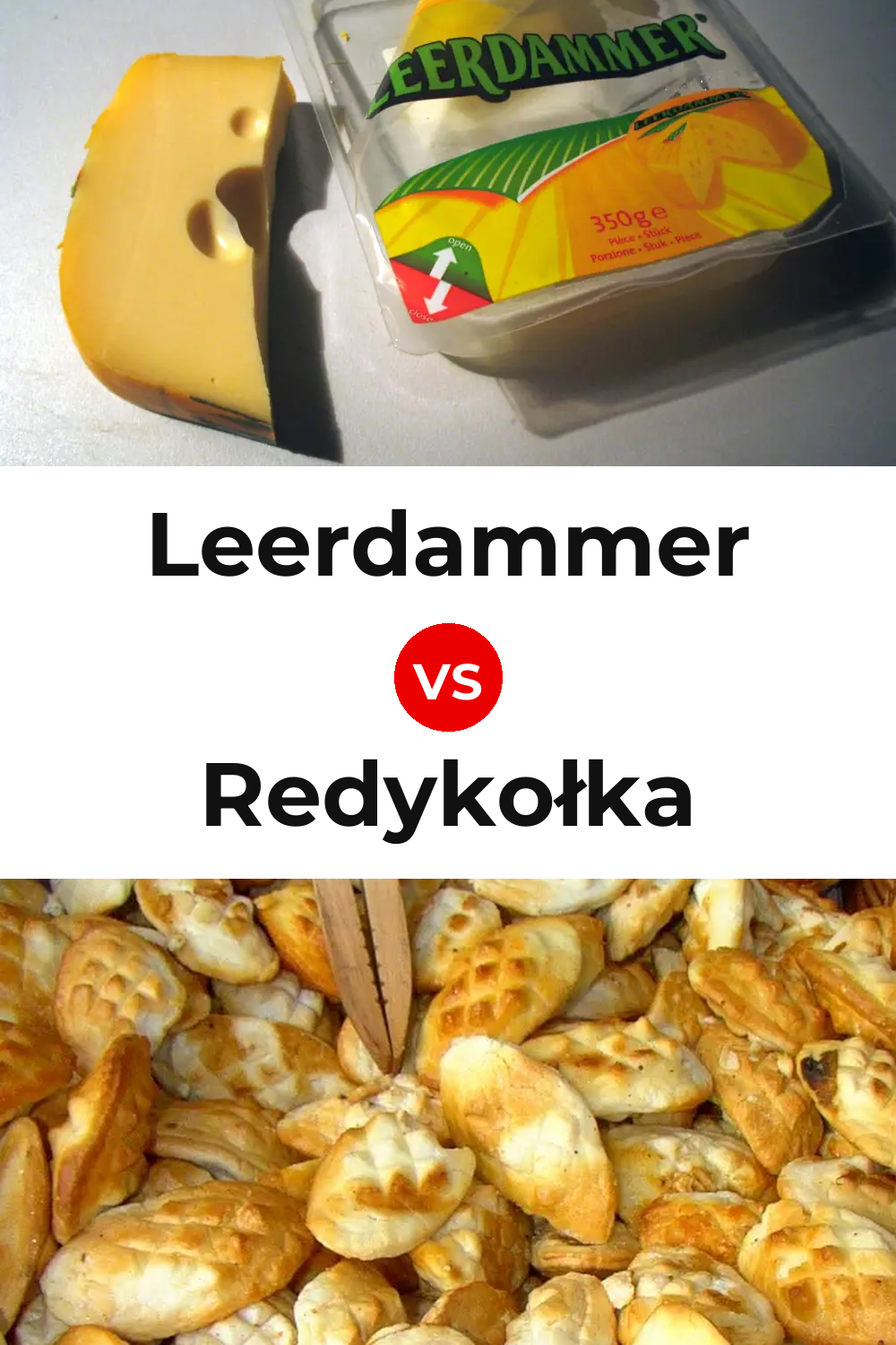 Leerdammer Cheese vs Redykołka Cheese Pinterest comparison