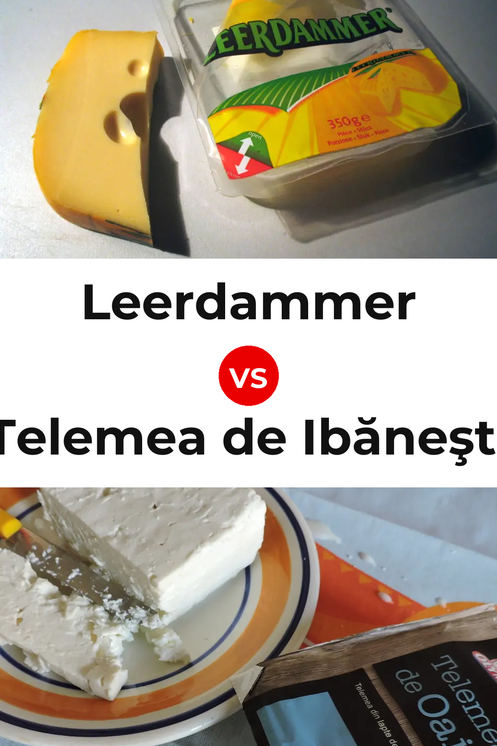 Leerdammer Cheese vs Telemea de Ibăneşti Cheese Pinterest comparison