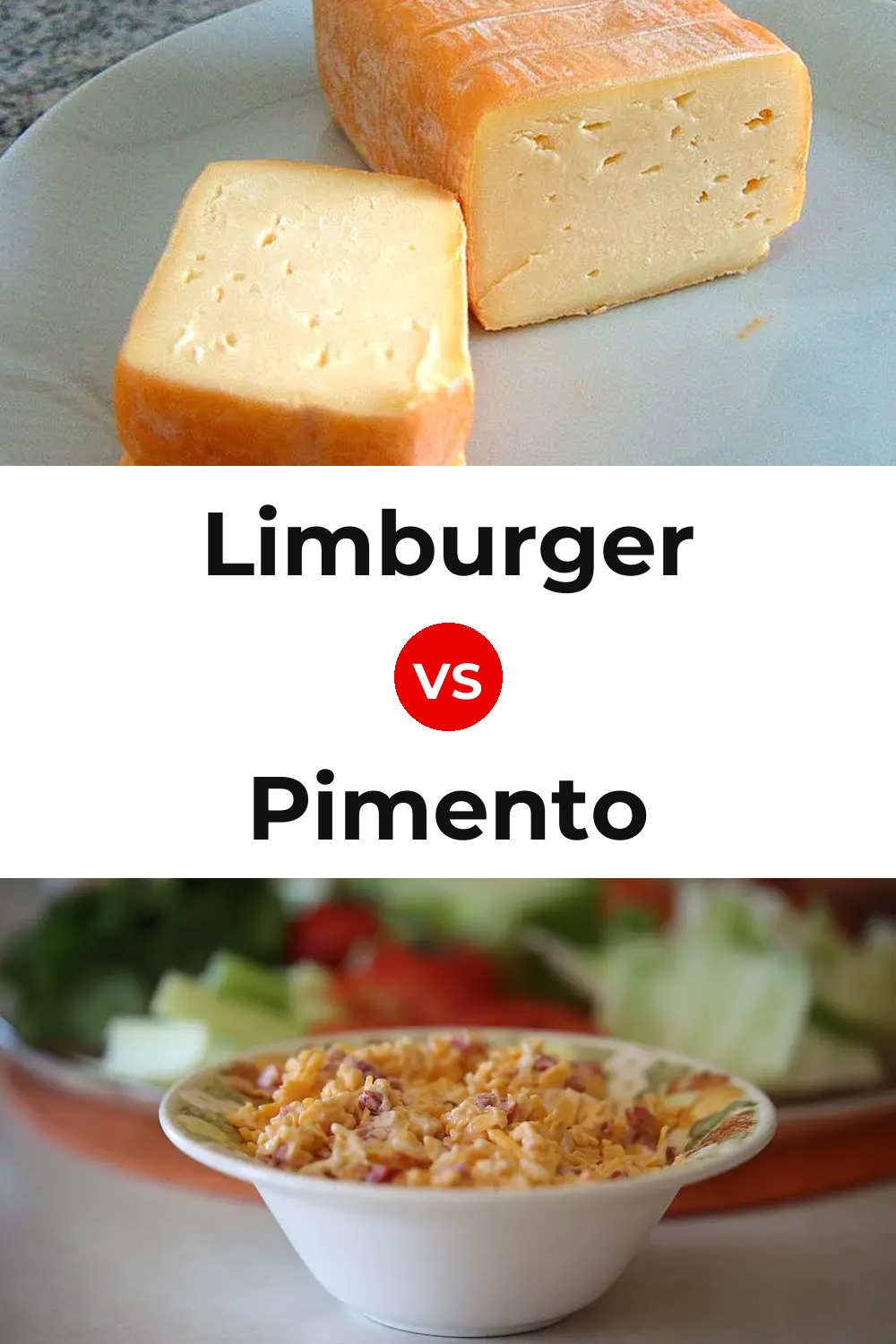 Limburger Cheese vs Pimento Cheese Pinterest comparison