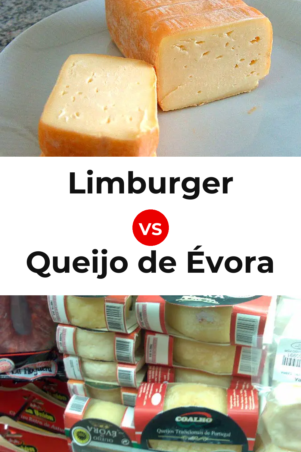 Limburger Cheese vs Queijo de Évora Pinterest comparison