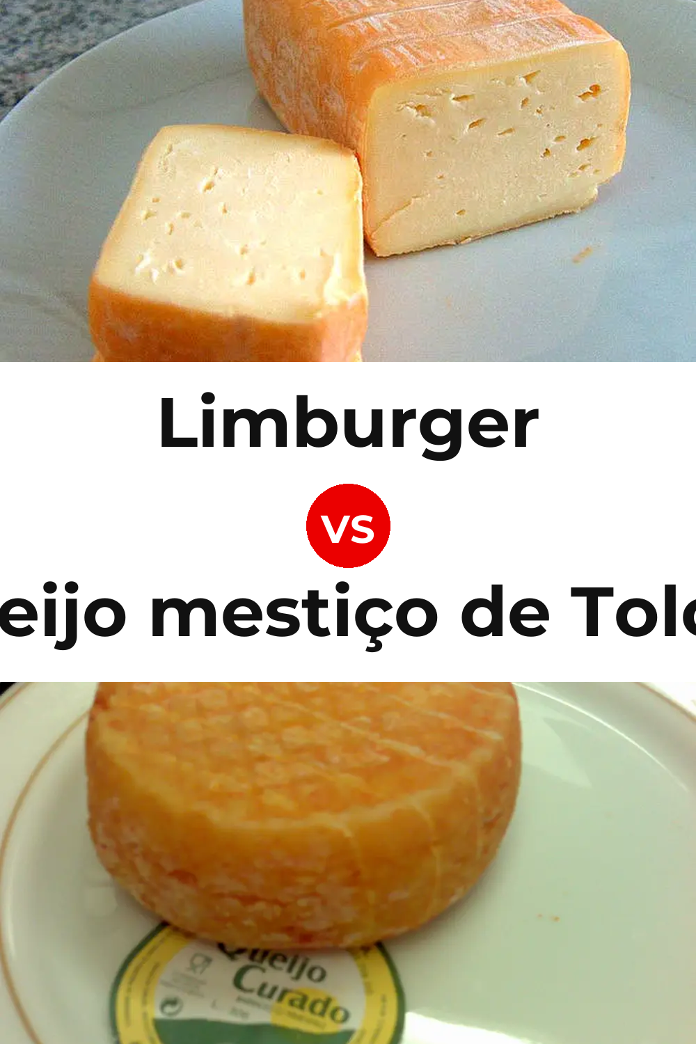 Limburger Cheese vs Queijo mestiço de Tolosa Pinterest comparison