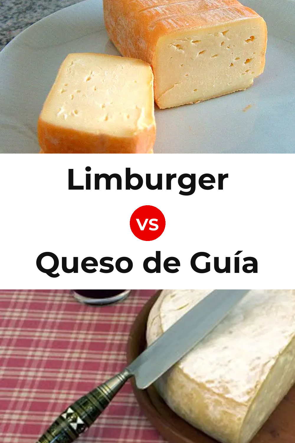 Limburger Cheese vs Queso de Guía Pinterest comparison