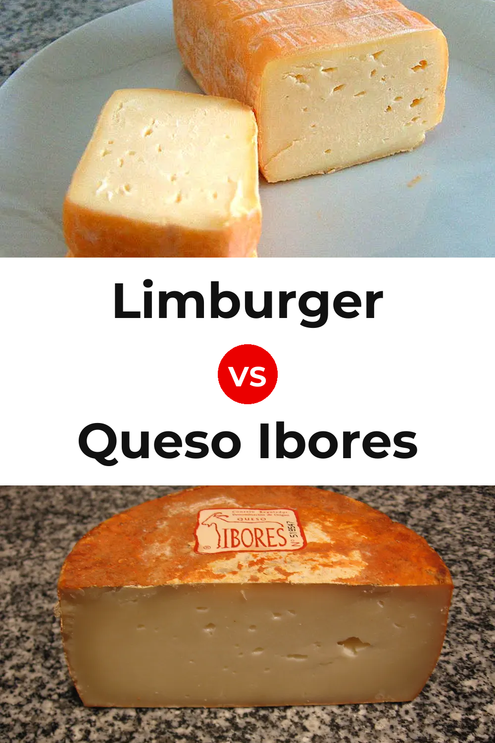 Limburger Cheese vs Queso Ibores Pinterest comparison