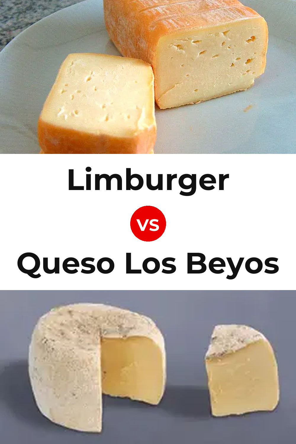 Limburger Cheese vs Queso Los Beyos Pinterest comparison