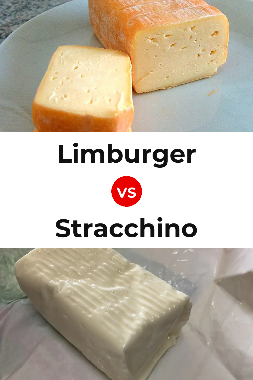 Limburger Cheese vs Stracchino Cheese Pinterest comparison
