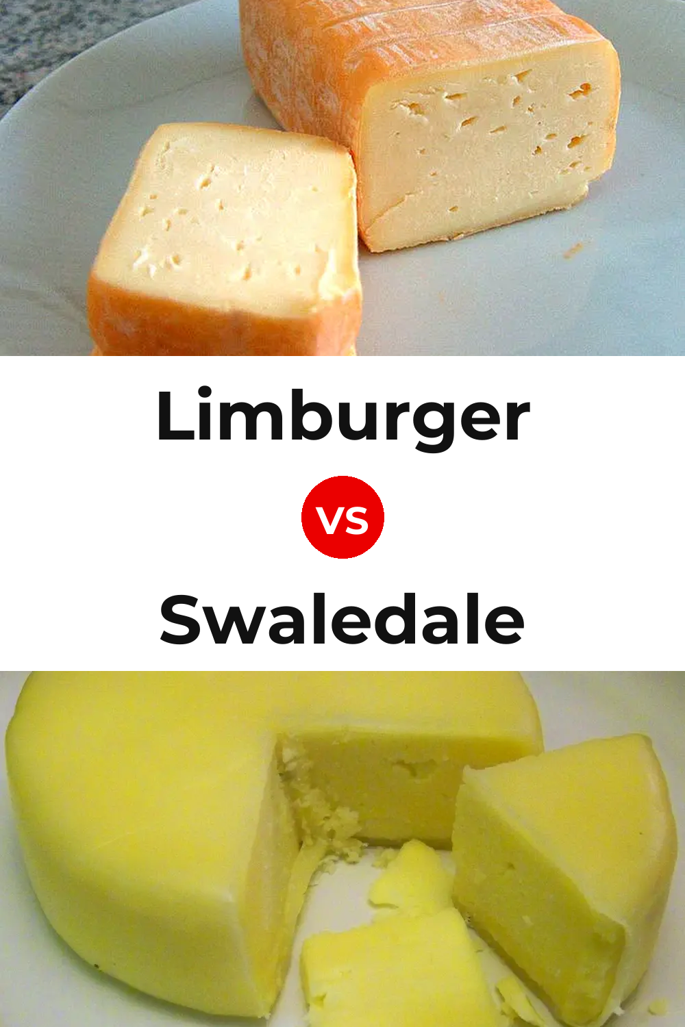 Limburger Cheese vs Swaledale Cheese Pinterest comparison