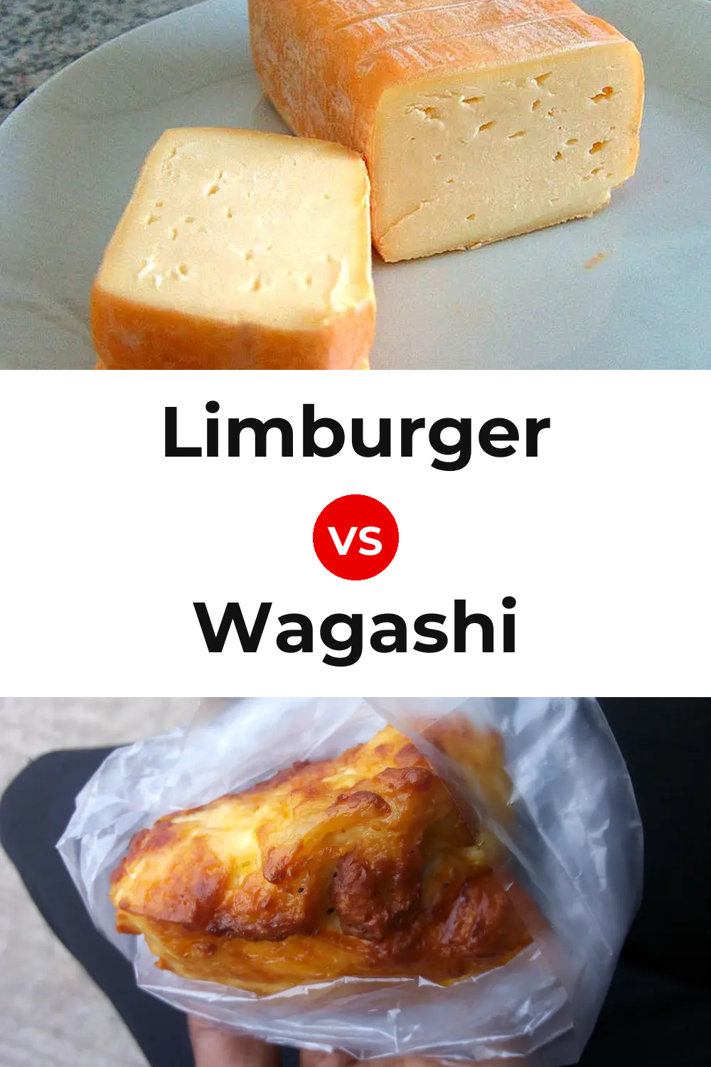 Limburger Cheese vs Wagashi Cheese Pinterest comparison