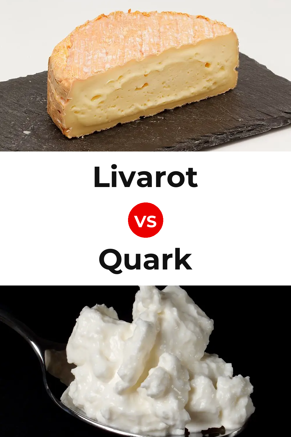Livarot Cheese vs Quark Cheese Pinterest comparison