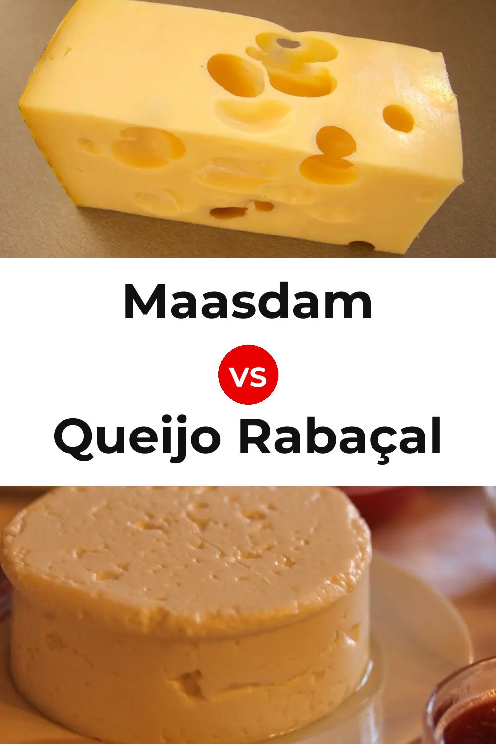 Maasdam Cheese vs Queijo Rabaçal Pinterest comparison