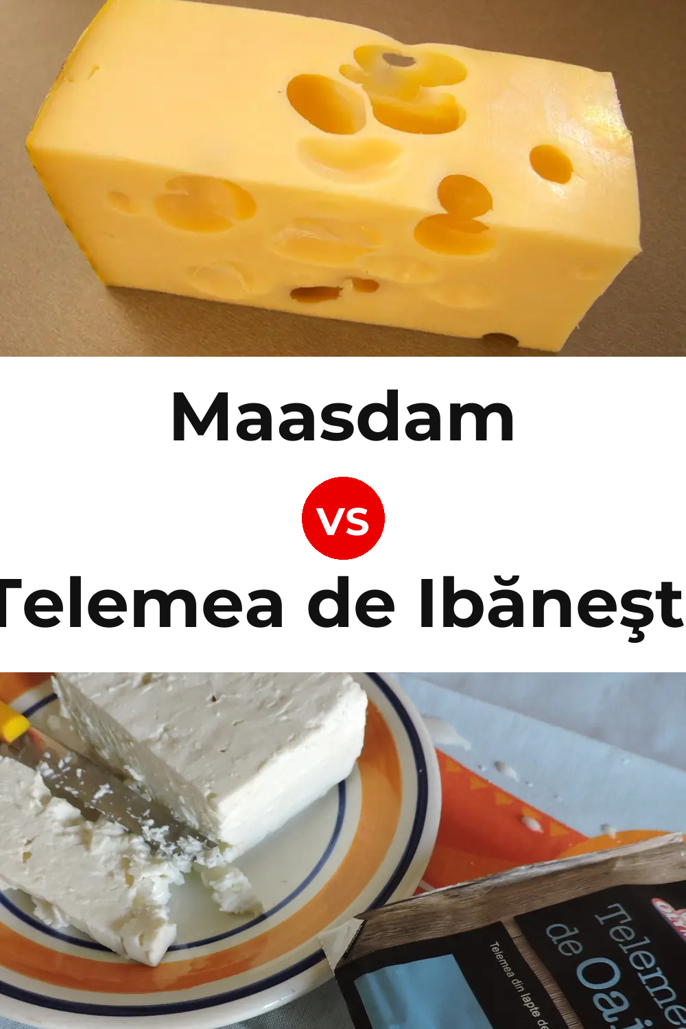Maasdam Cheese vs Telemea de Ibăneşti Cheese Pinterest comparison