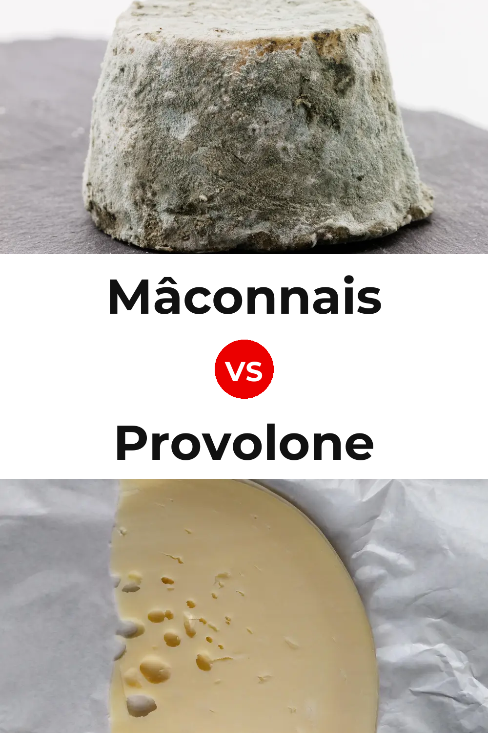 Mâconnais Cheese vs Provolone Cheese Pinterest comparison