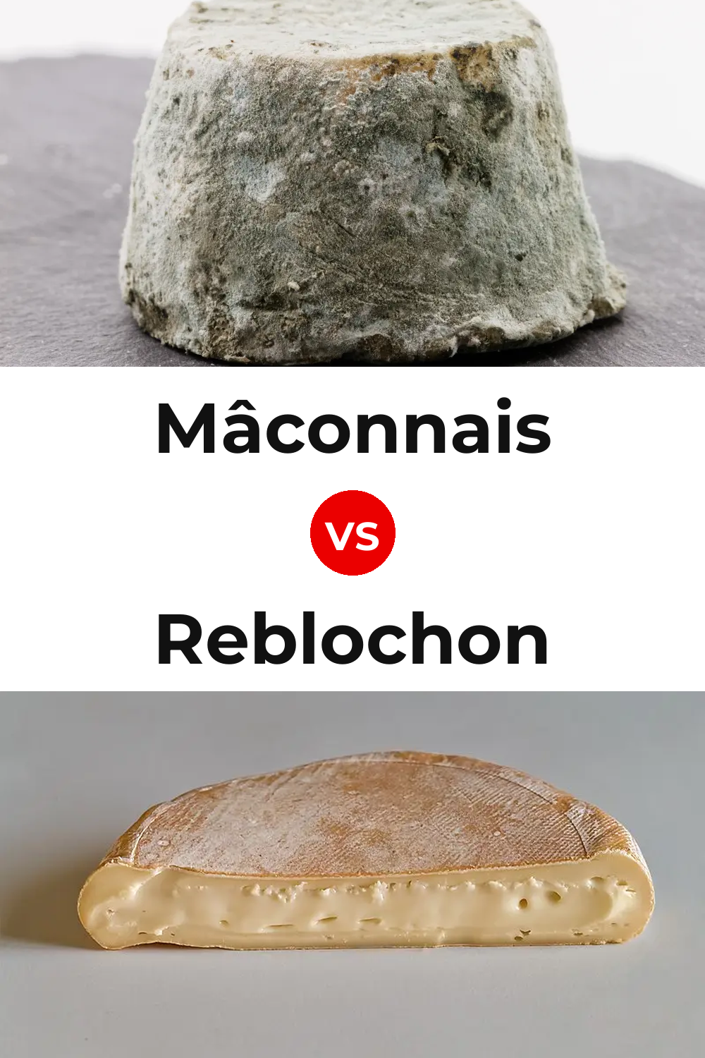 Mâconnais Cheese vs Reblochon Cheese Pinterest comparison