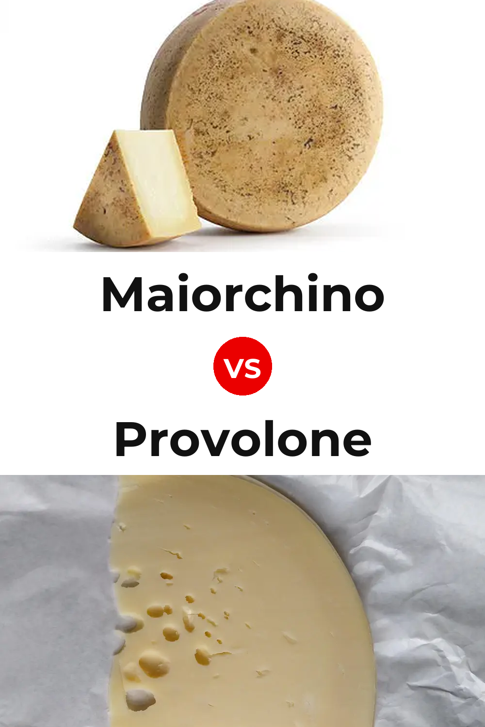 Maiorchino Cheese vs Provolone Cheese Pinterest comparison
