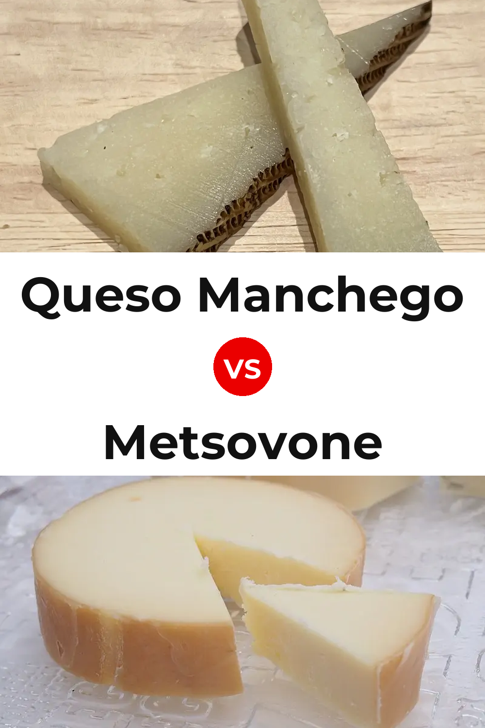 Queso Manchego vs Metsovone Cheese Pinterest comparison