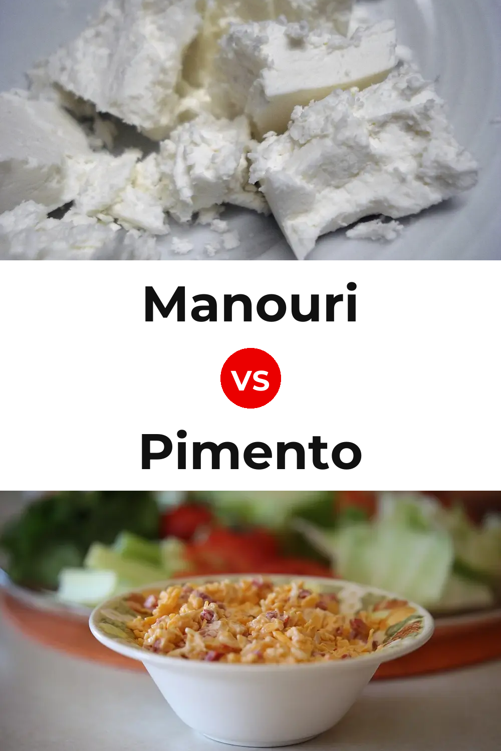 Manouri Cheese vs Pimento Cheese Pinterest comparison