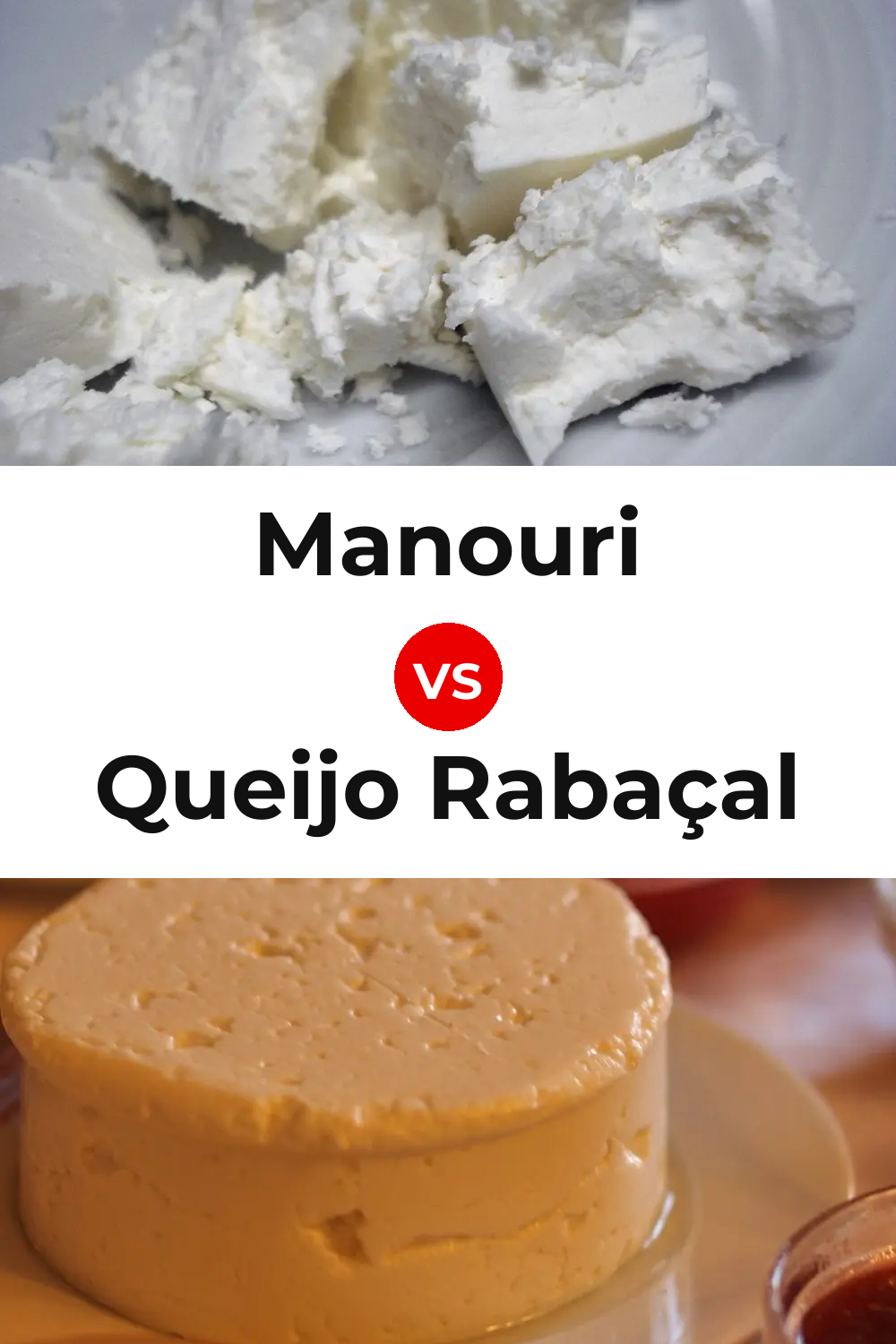 Manouri Cheese vs Queijo Rabaçal Pinterest comparison