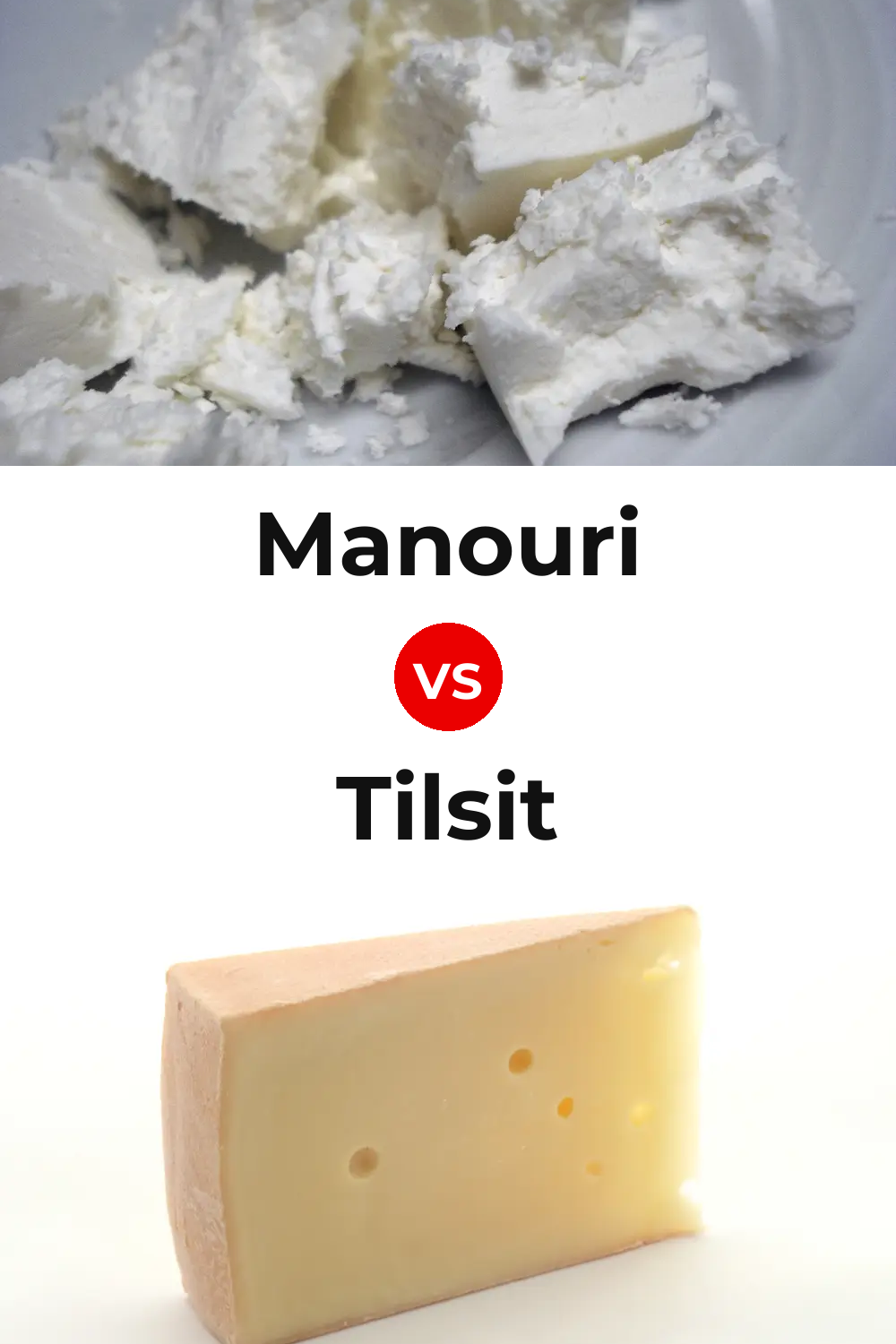 Manouri Cheese vs Tilsit Cheese Pinterest comparison