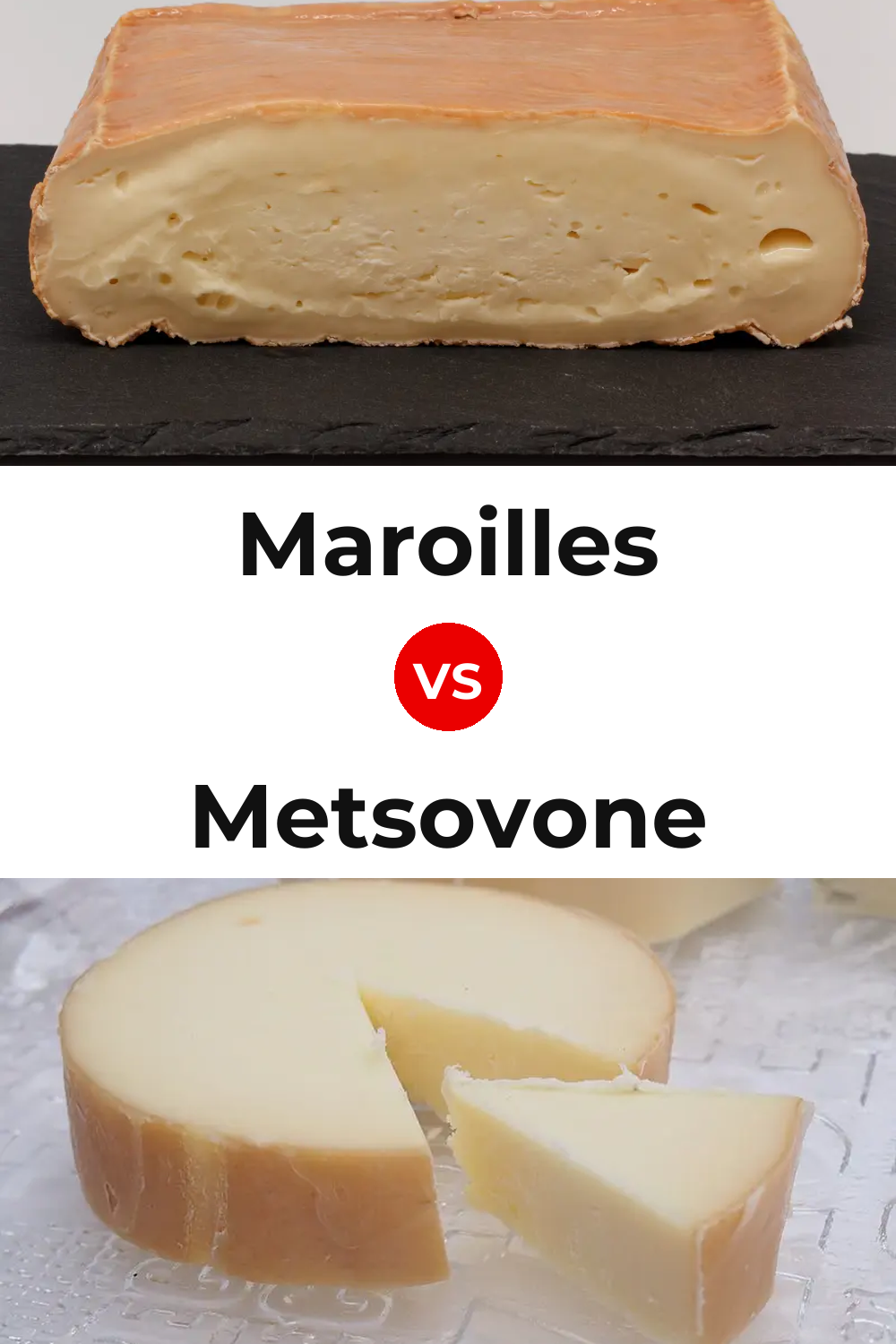 Maroilles Cheese vs Metsovone Cheese Pinterest comparison