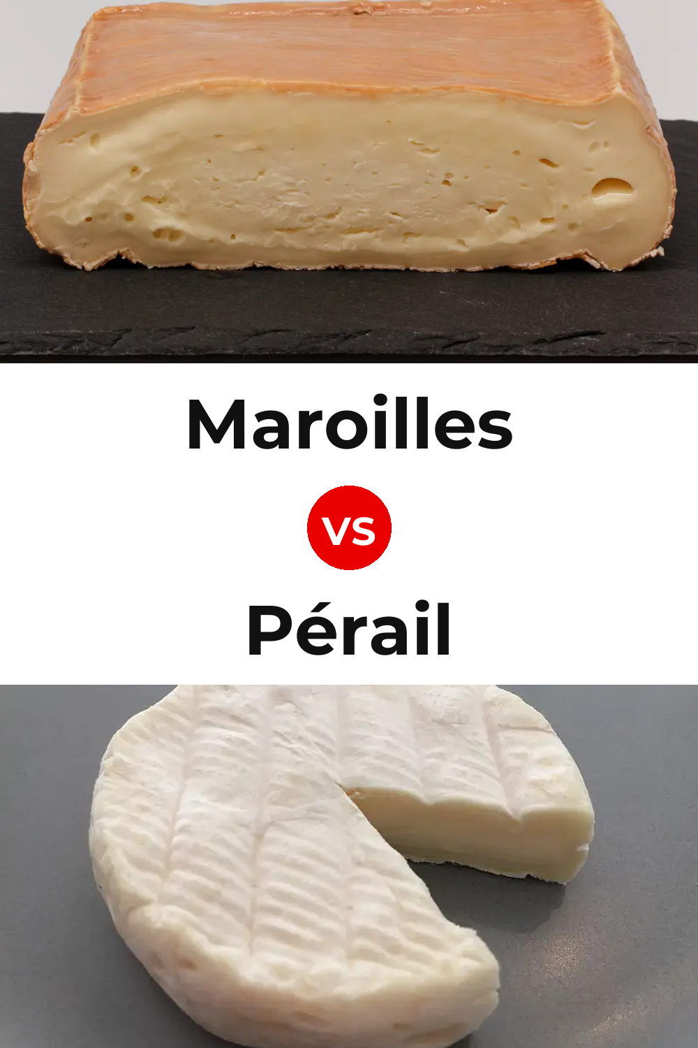 Maroilles Cheese vs Pérail Cheese Pinterest comparison