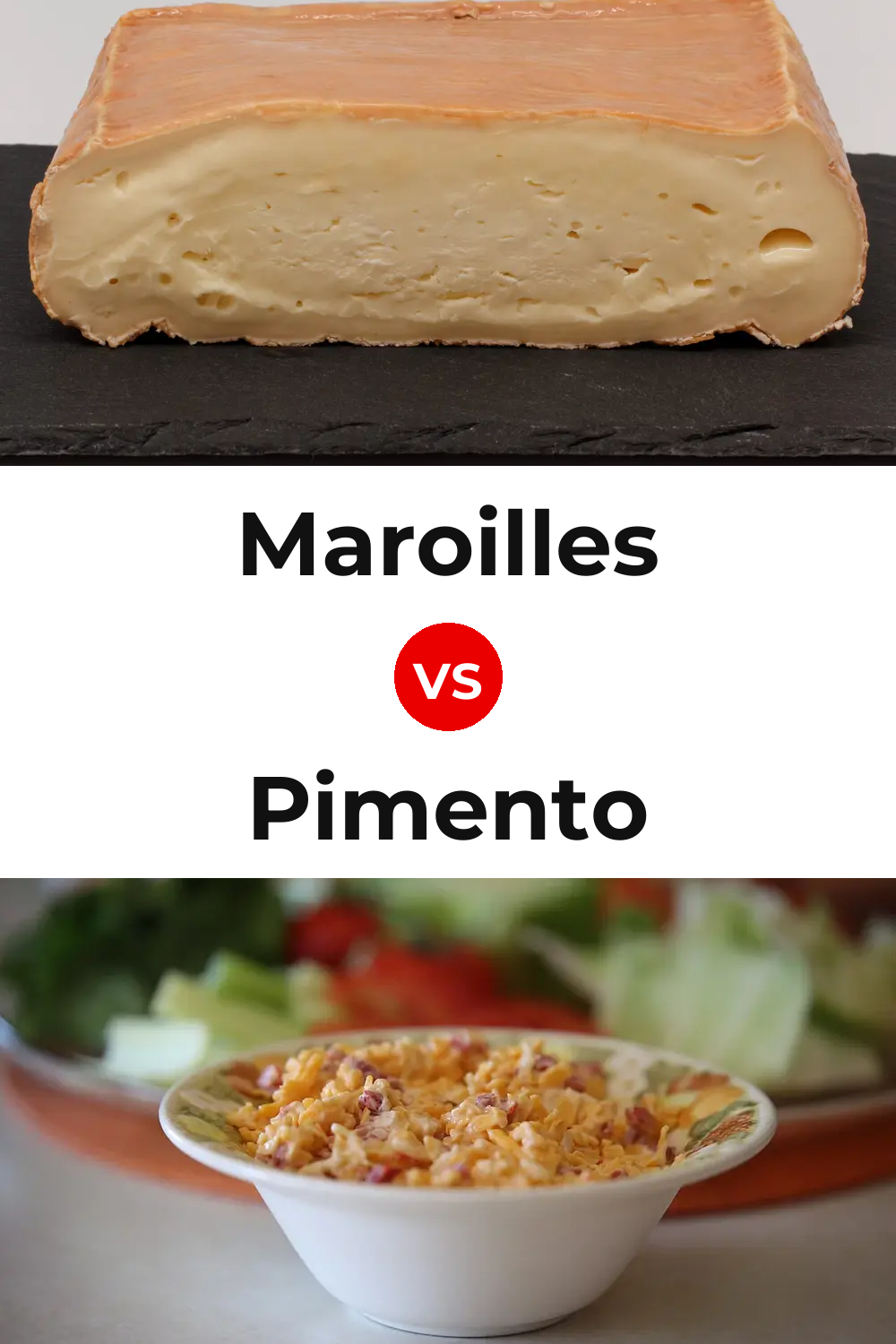 Maroilles Cheese vs Pimento Cheese Pinterest comparison