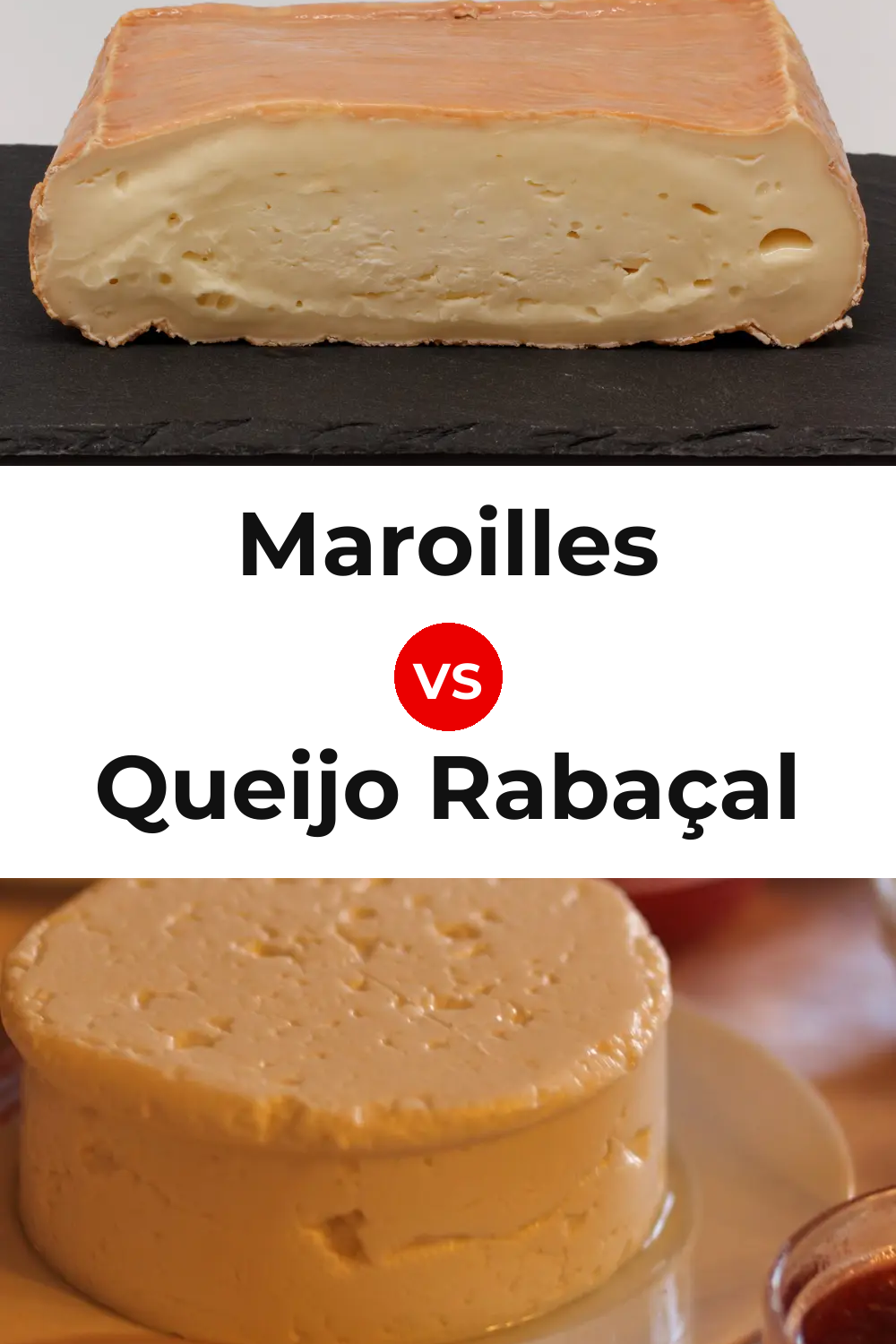 Maroilles Cheese vs Queijo Rabaçal Pinterest comparison