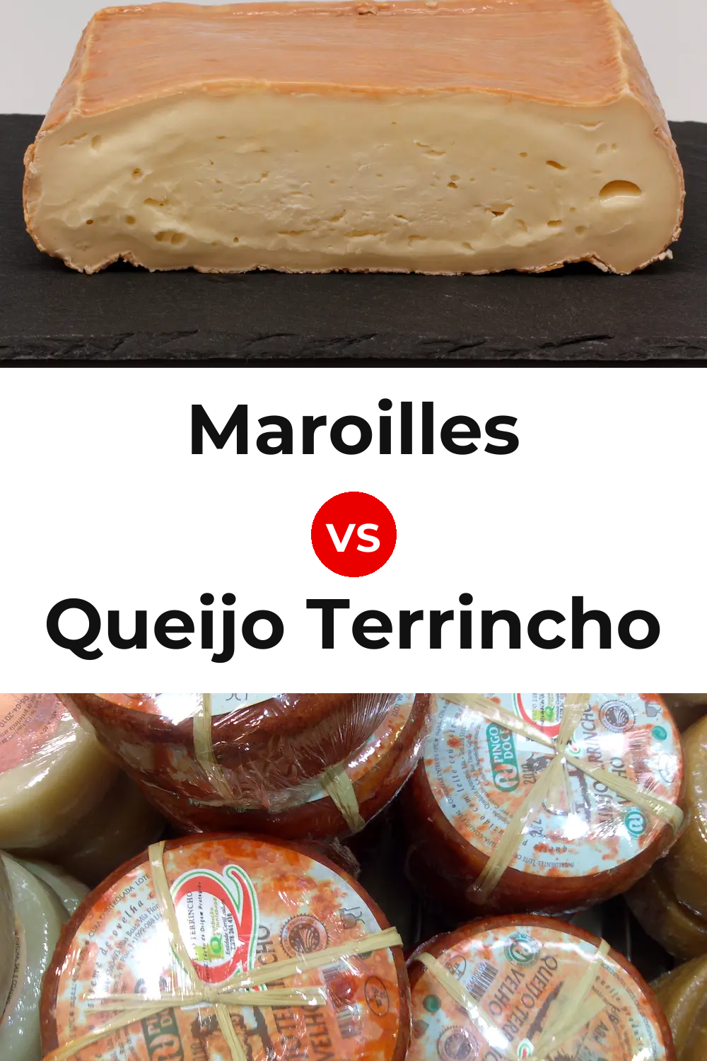 Maroilles Cheese vs Queijo Terrincho Pinterest comparison