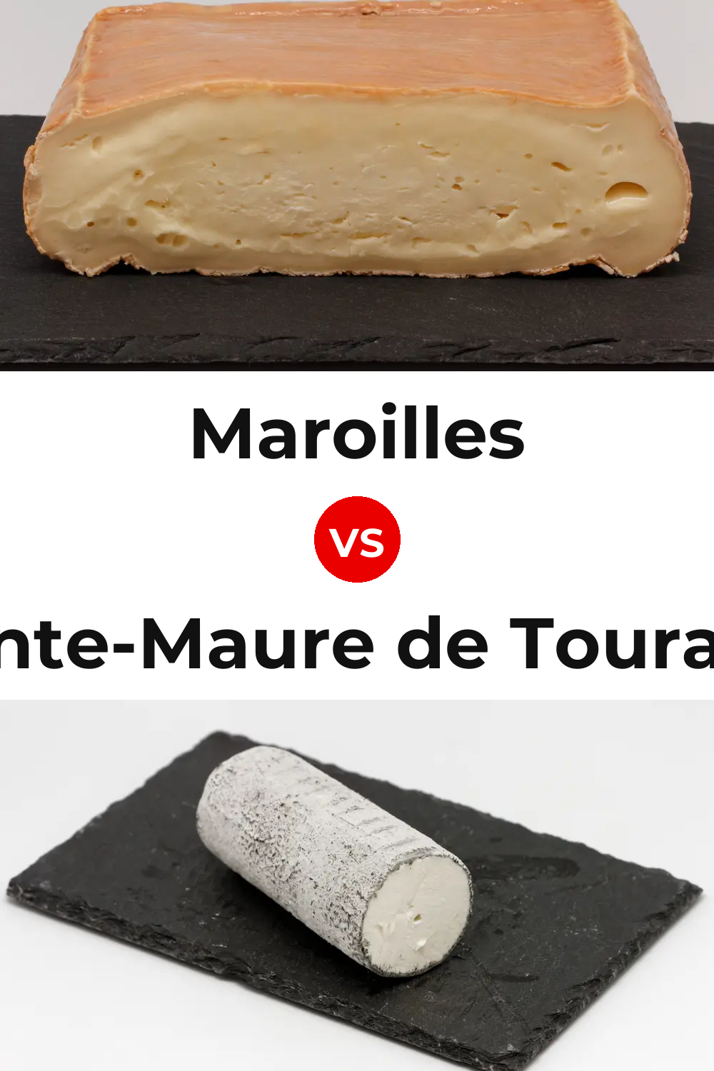 Maroilles Cheese vs Sainte-Maure de Touraine Cheese Pinterest comparison