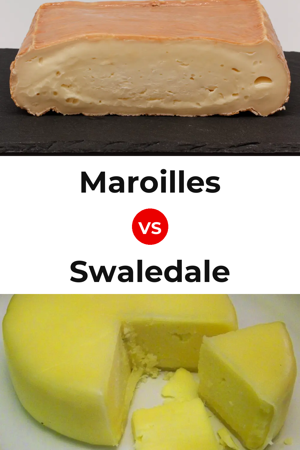 Maroilles Cheese vs Swaledale Cheese Pinterest comparison