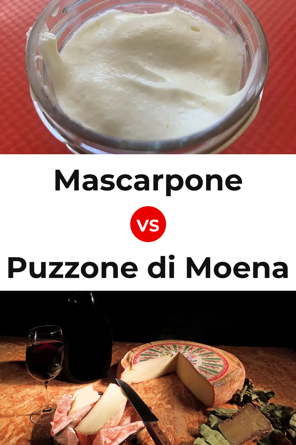 Mascarpone Cheese vs Puzzone di Moena Cheese Pinterest comparison