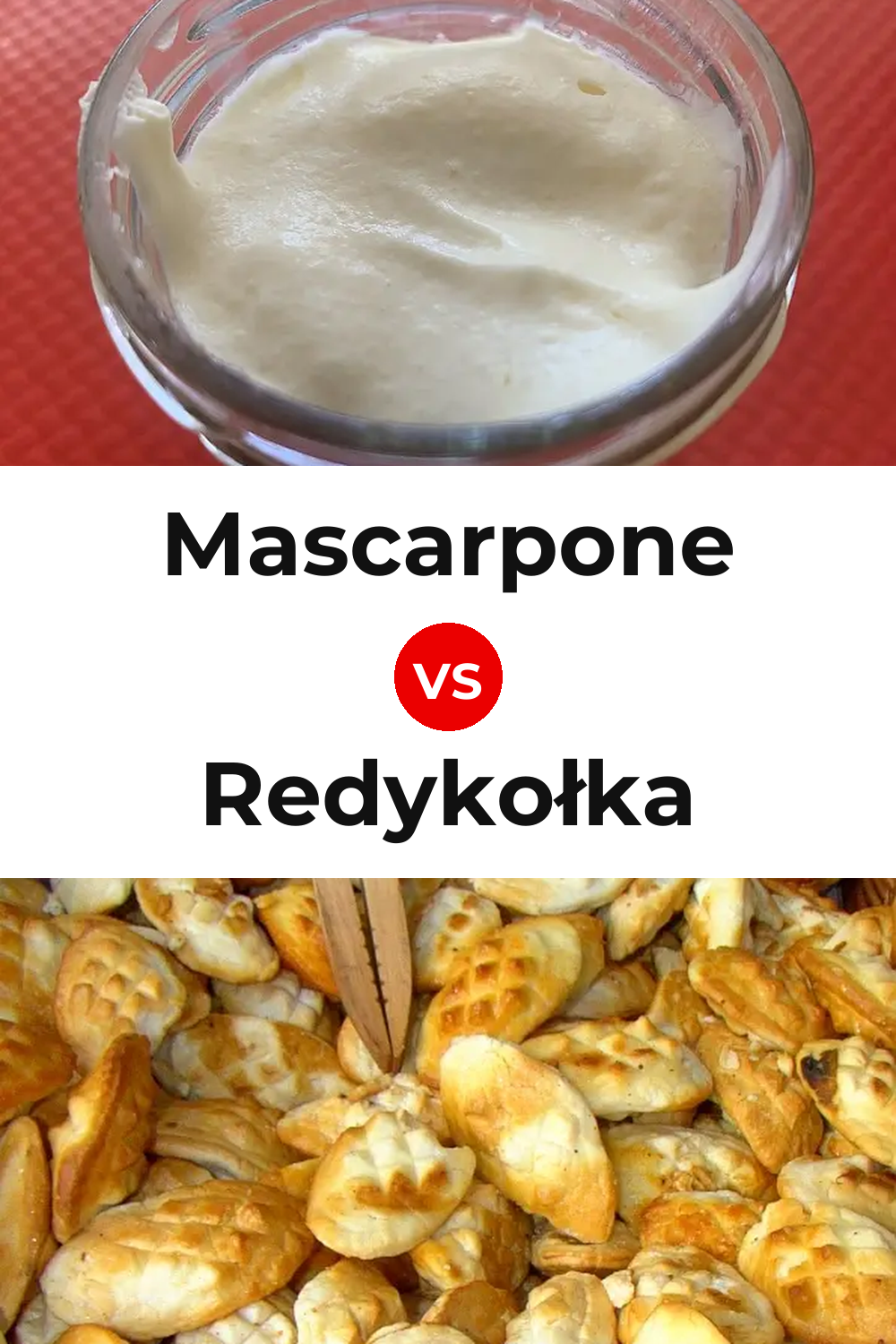 Mascarpone Cheese vs Redykołka Cheese Pinterest comparison