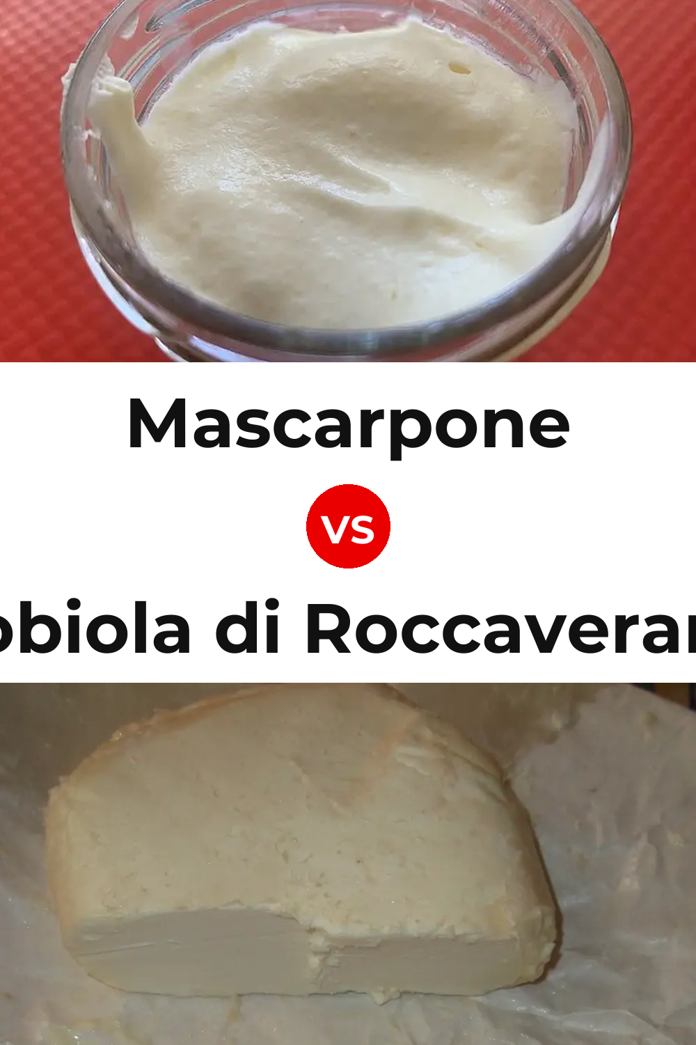 Mascarpone Cheese vs Robiola di Roccaverano Cheese Pinterest comparison