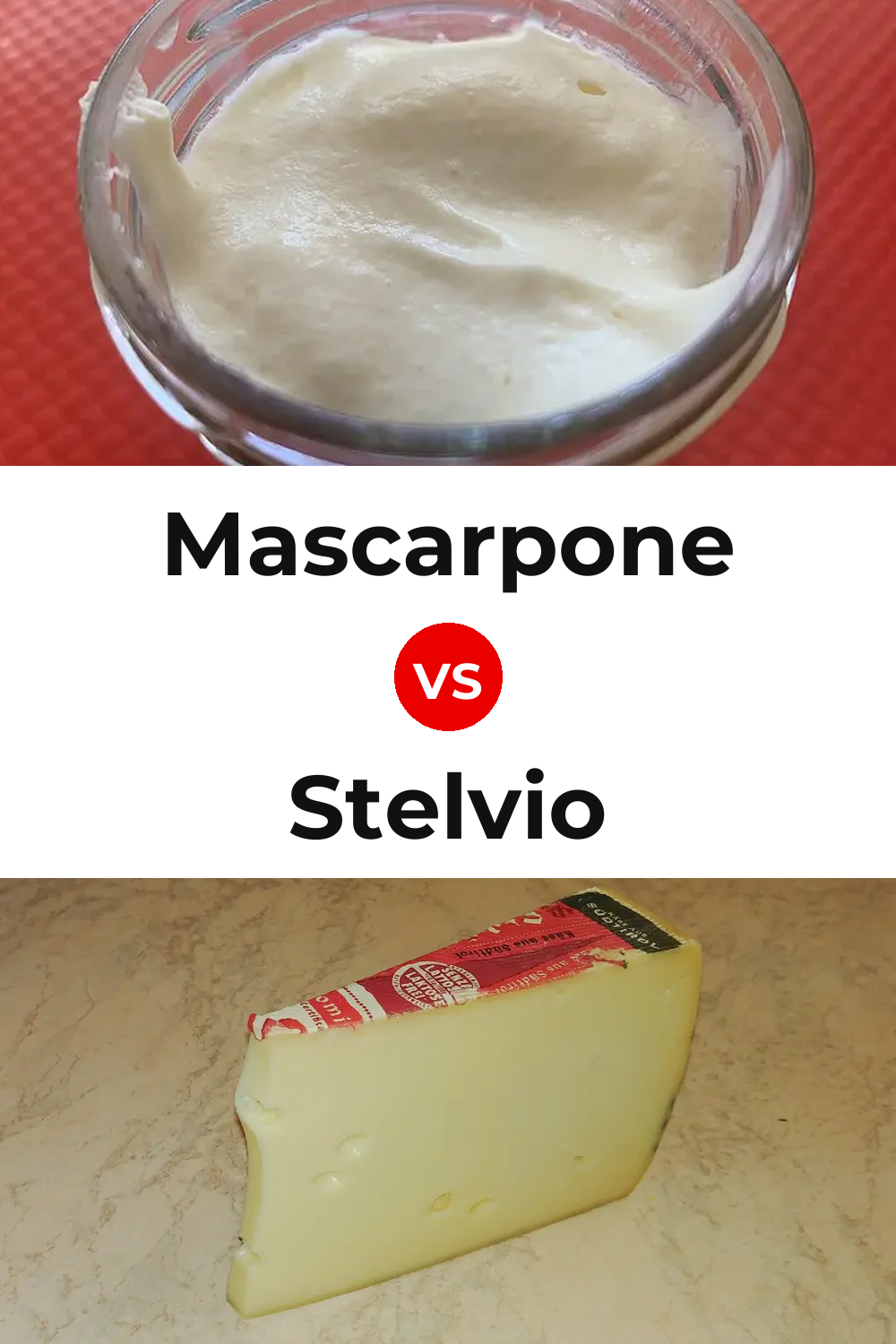 Mascarpone Cheese vs Stelvio Cheese Pinterest comparison