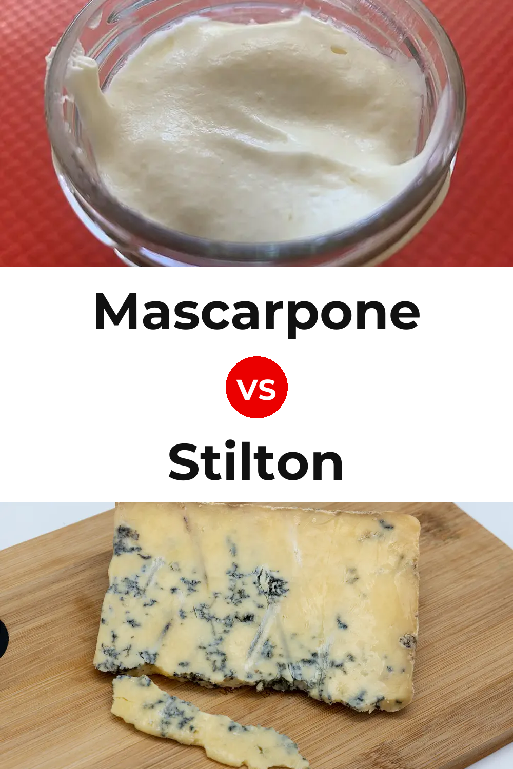 Mascarpone Cheese vs Stilton Cheese Pinterest comparison