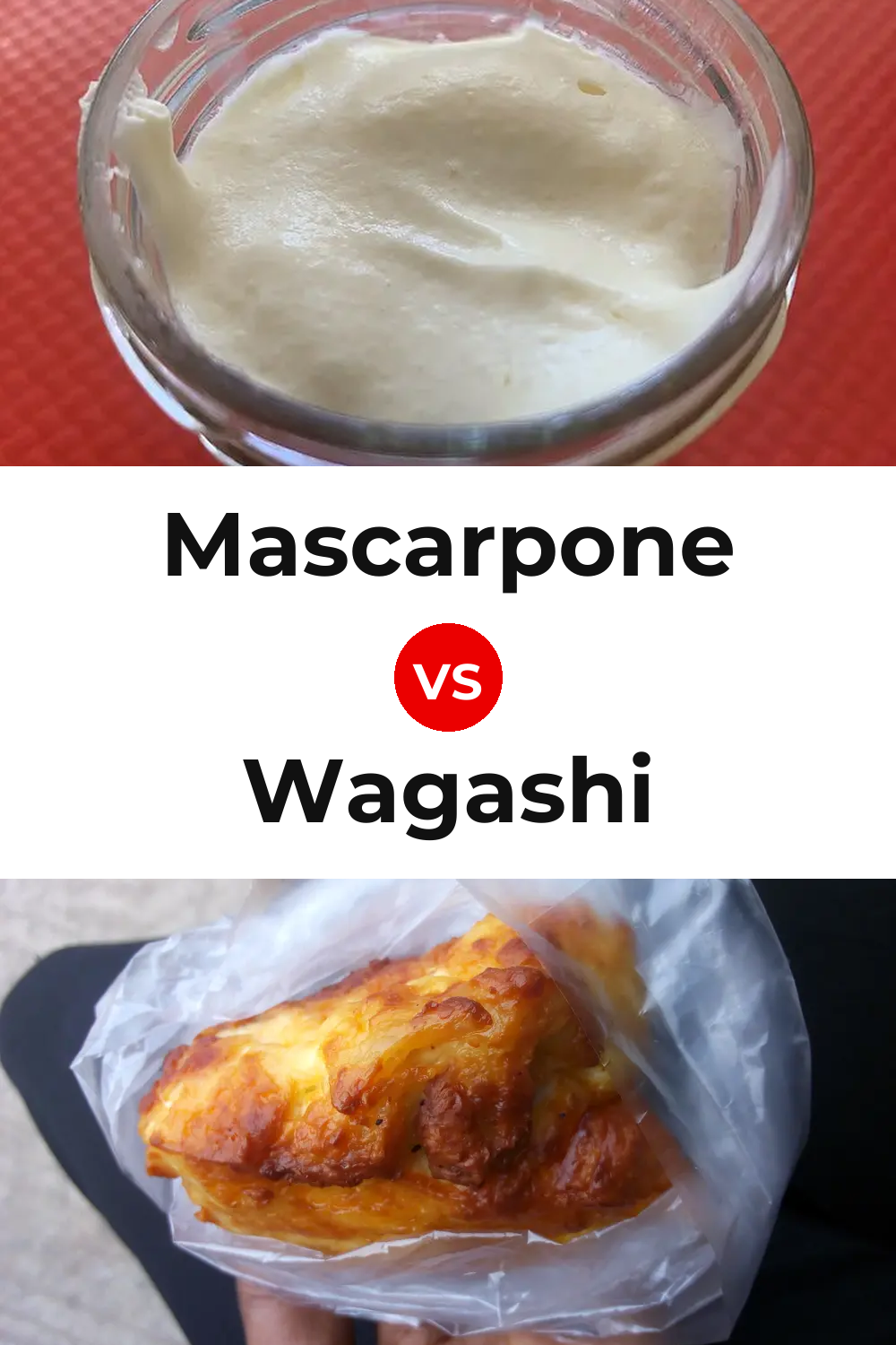 Mascarpone Cheese vs Wagashi Cheese Pinterest comparison