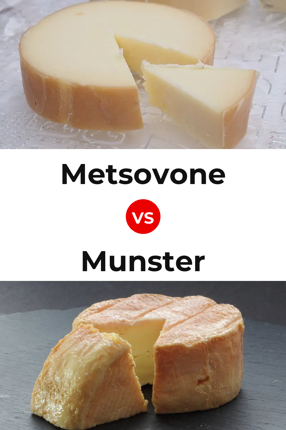 Metsovone Cheese vs Munster Cheese Pinterest comparison