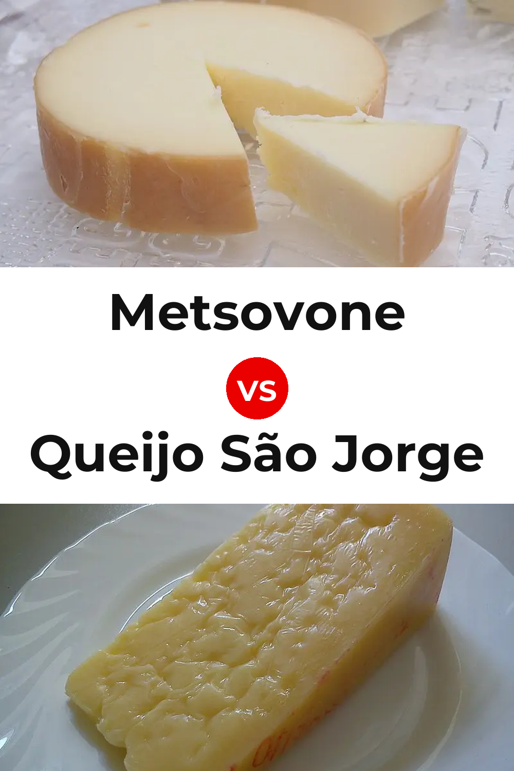Metsovone Cheese vs Queijo São Jorge Pinterest comparison