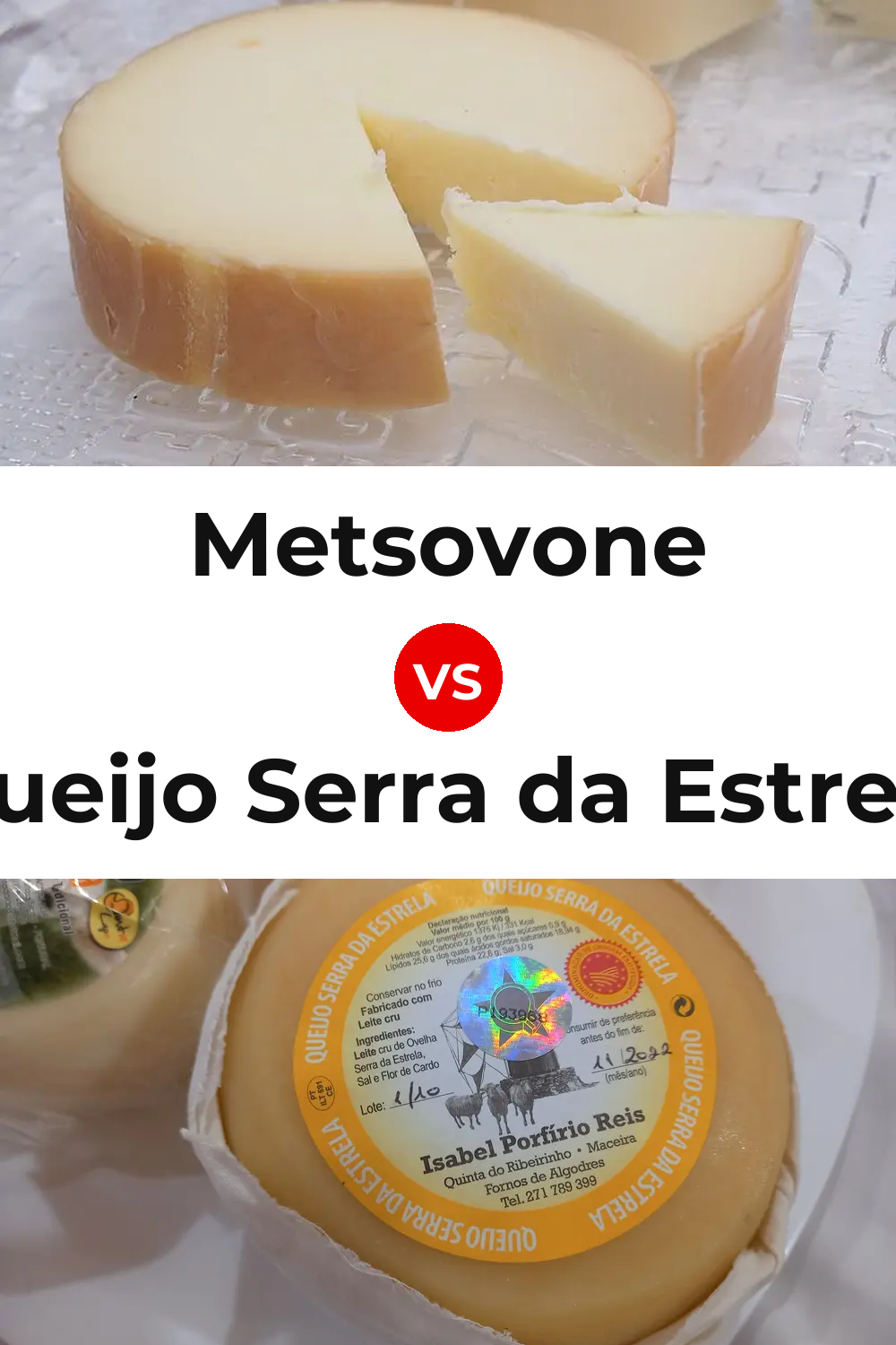 Metsovone Cheese vs Queijo Serra da Estrela Pinterest comparison
