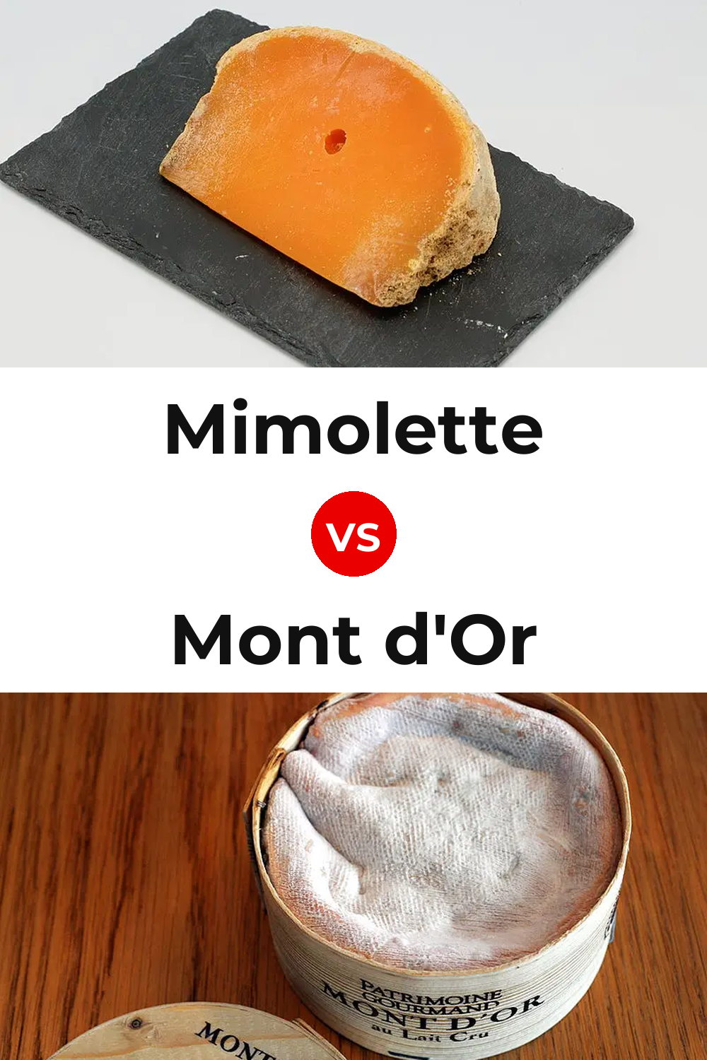 Mimolette Cheese vs Mont d'Or Cheese Pinterest comparison