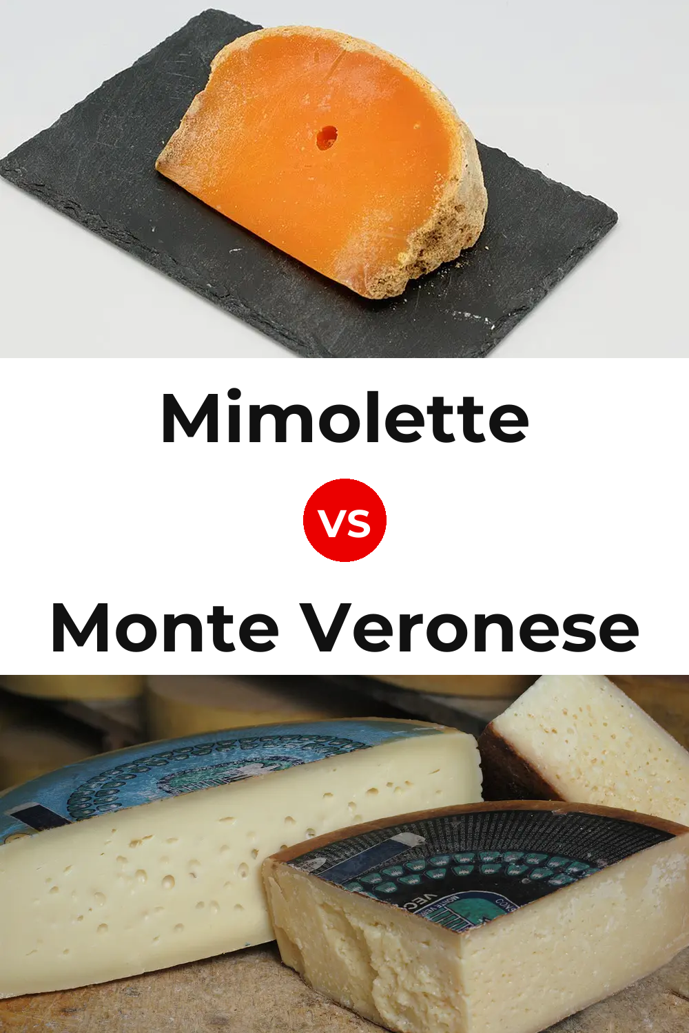 Mimolette Cheese vs Monte Veronese Cheese Pinterest comparison