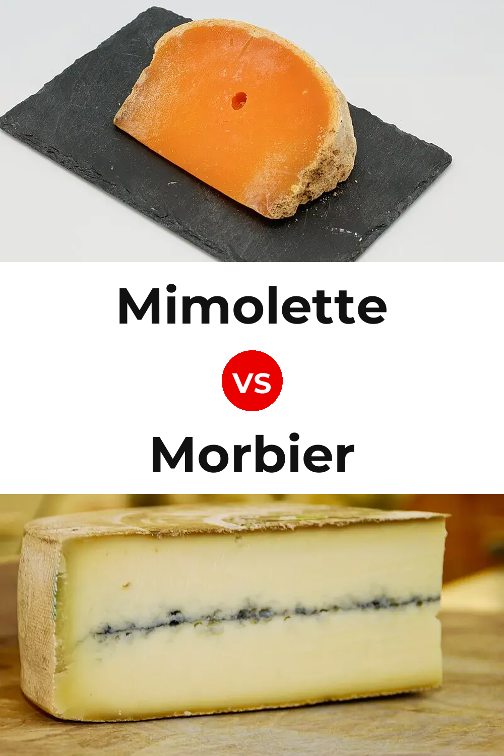 Mimolette Cheese vs Morbier Cheese Pinterest comparison