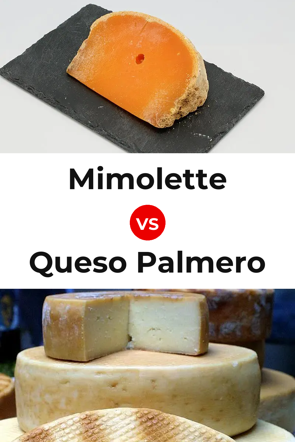 Mimolette Cheese vs Queso Palmero Pinterest comparison
