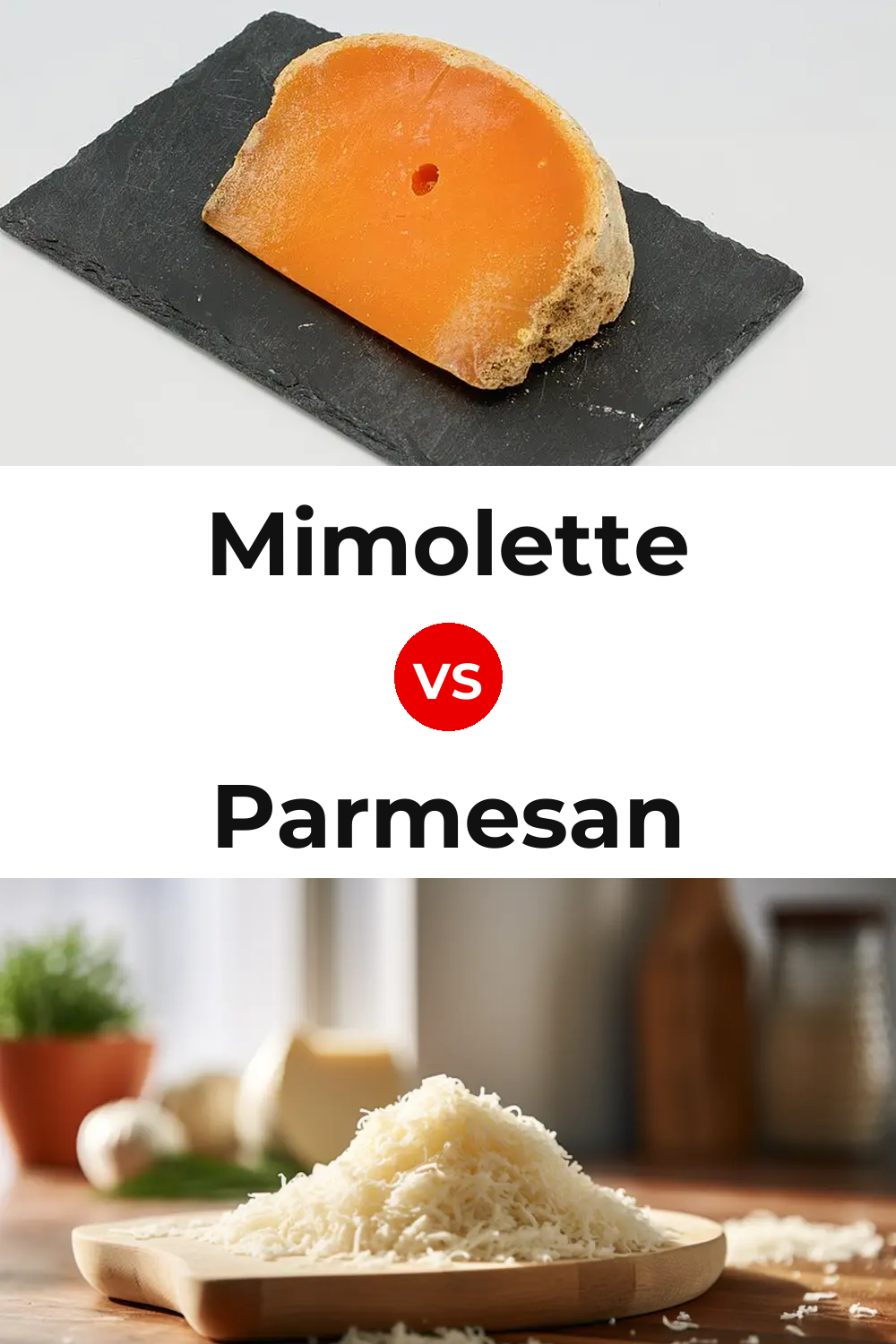Mimolette Cheese vs Parmesan Cheese Pinterest comparison