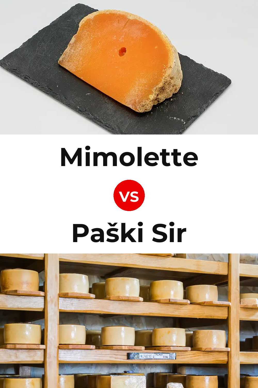 Mimolette Cheese vs Paški Sir Cheese Pinterest comparison