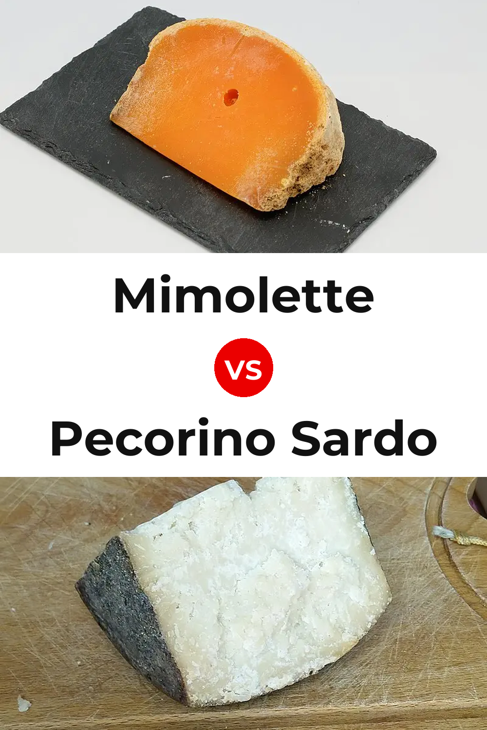 Mimolette Cheese vs Pecorino Sardo Cheese Pinterest comparison
