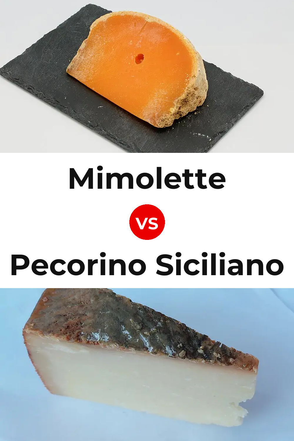 Mimolette Cheese vs Pecorino Siciliano Cheese Pinterest comparison