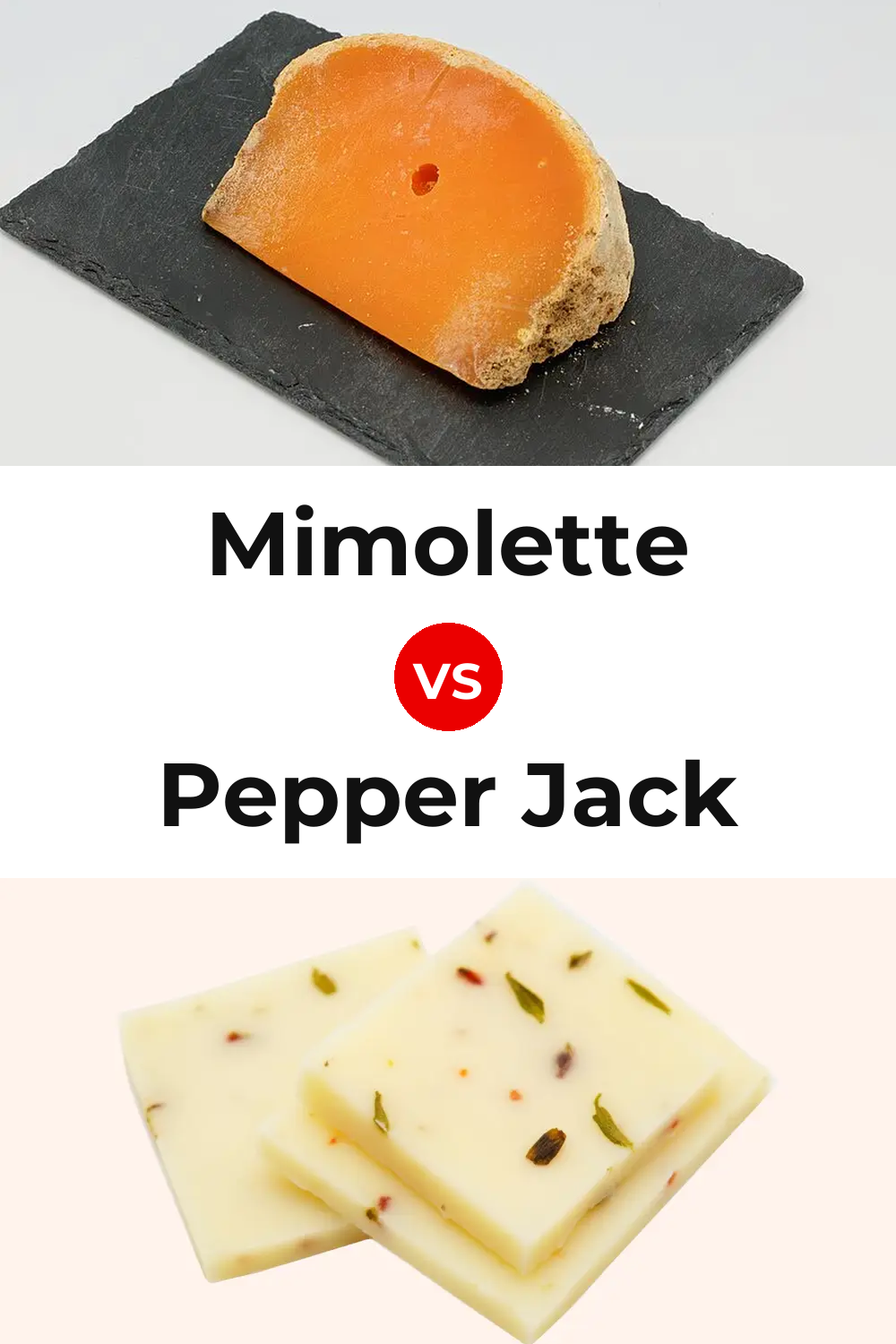 Mimolette Cheese vs Pepper Jack Cheese Pinterest comparison