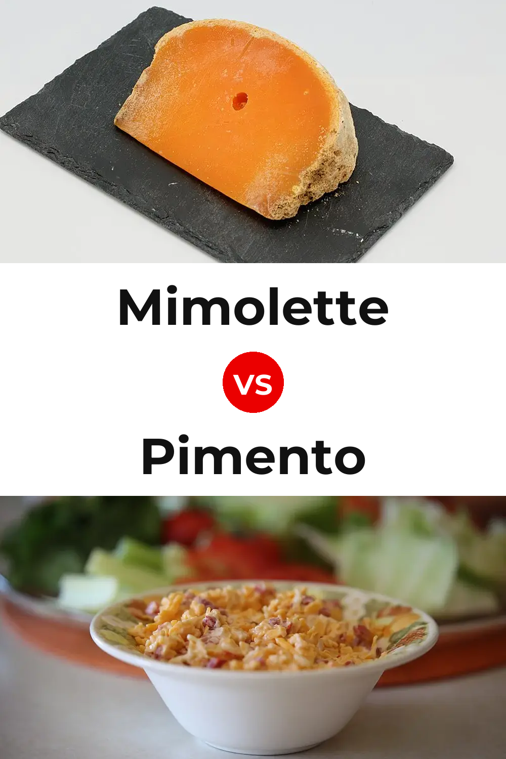 Mimolette Cheese vs Pimento Cheese Pinterest comparison
